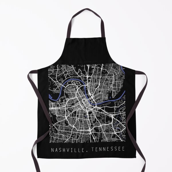 Item preview, Nashville Tennessee TN city map black and white designed and sold by gifts-ideas.