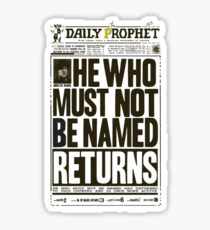 He Returns Sticker
