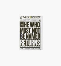 He Returns Art Board