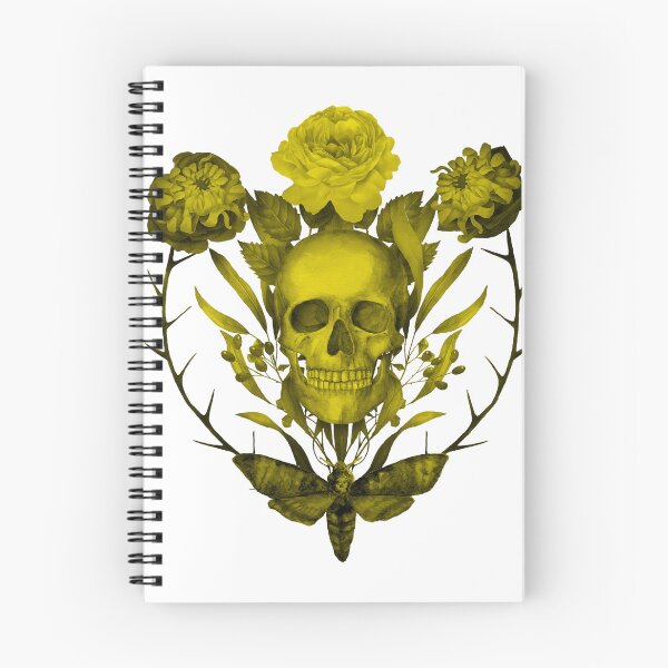 Item preview, Skull and Flowers designed and sold by NOKKU.