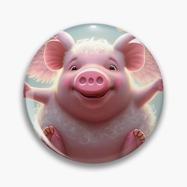 Item preview, Flying pink pig designed and sold by runx.