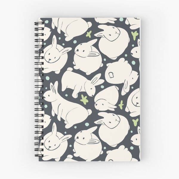 Item preview, Rabbits everywhere _ space gray designed and sold by MaddaMom.