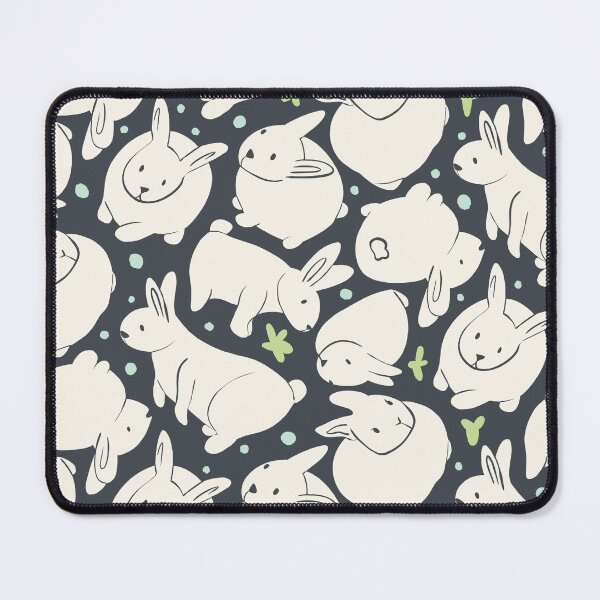 Item preview, Rabbits everywhere _ space gray designed and sold by MaddaMom.