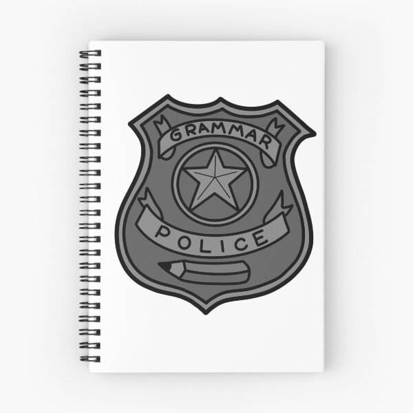 Item preview, Grammar Police Badge designed and sold by Widdershins  Art.