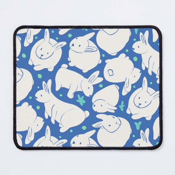 Item preview, Rabbits everywhere _ blues  designed and sold by MaddaMom.