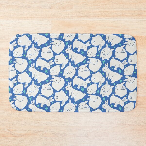Item preview, Rabbits everywhere _ blues  designed and sold by MaddaMom.