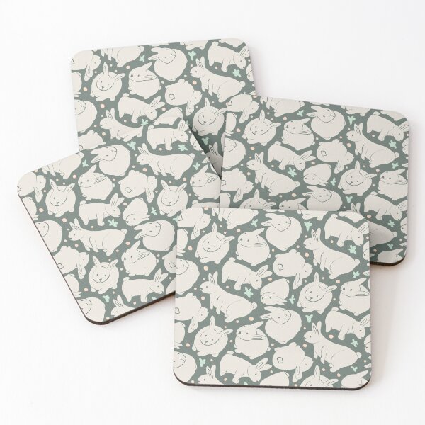 Item preview, Rabbits everywhere _ light pastels designed and sold by MaddaMom.
