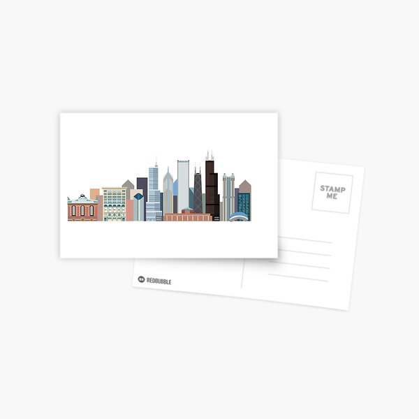 Chicago Skyline Postcard