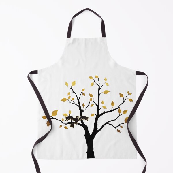 Item preview, Hawk on a tree gold leaves designed and sold by AmonRa16.
