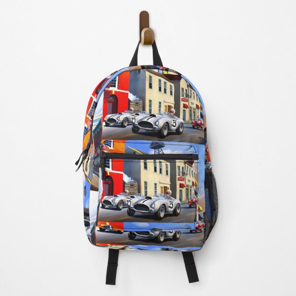 Item preview, Race Cars on Town Street - Oil Painting designed and sold by seprinious.