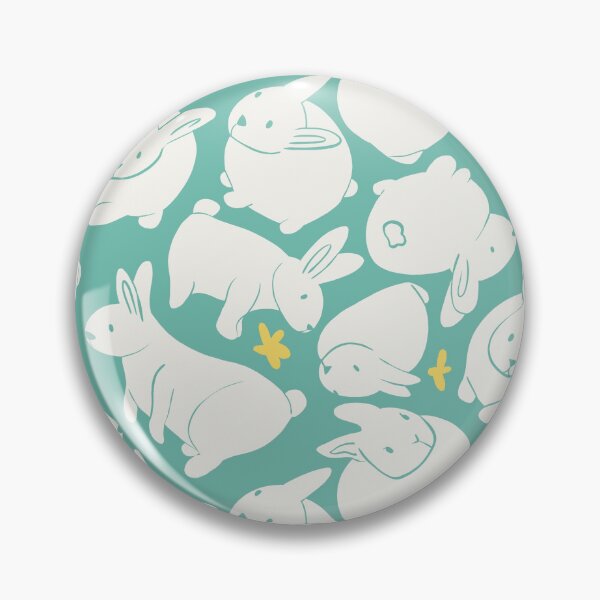 Artikelvorschau, Rabbits everywhere _ greenish entworfen und verkauft von MaddaMom.