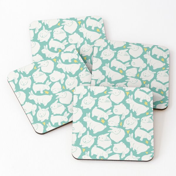 Item preview, Rabbits everywhere _ greenish designed and sold by MaddaMom.