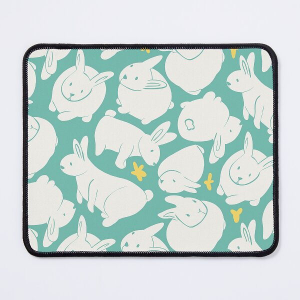 Item preview, Rabbits everywhere _ greenish designed and sold by MaddaMom.