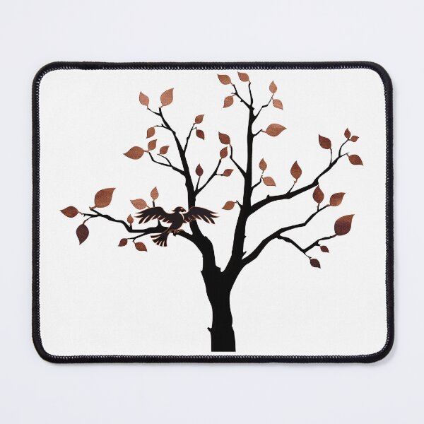 Item preview, Hawk on a tree bronze leaves designed and sold by AmonRa16.