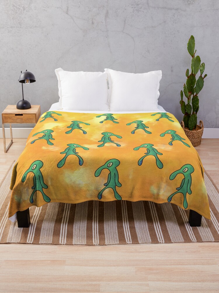 Imagen 1 de 6, Manta con la obra Negrita y Brash (Amarillo), diseñada y vendida por jerryboo.
