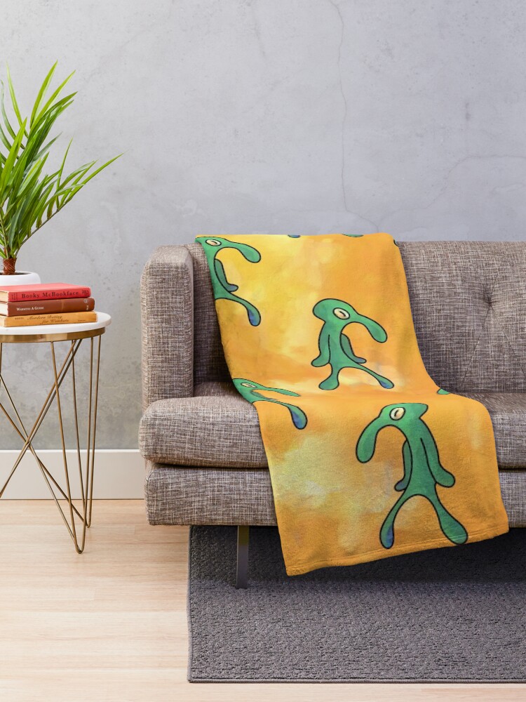 Imagen 2 de 6, Manta con la obra Negrita y Brash (Amarillo), diseñada y vendida por jerryboo.