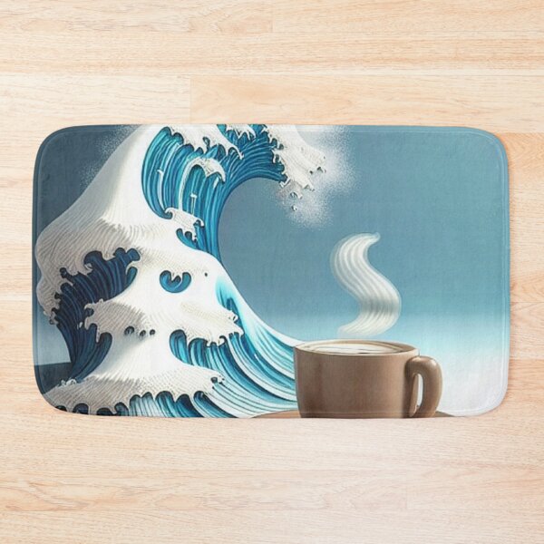 Item preview, The Great Wave of Coffee #3 designed and sold by Yarora.ai.