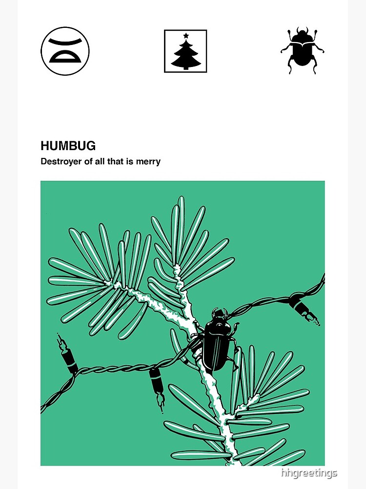 Artwork view, Humbug designed and sold by hhgreetings
