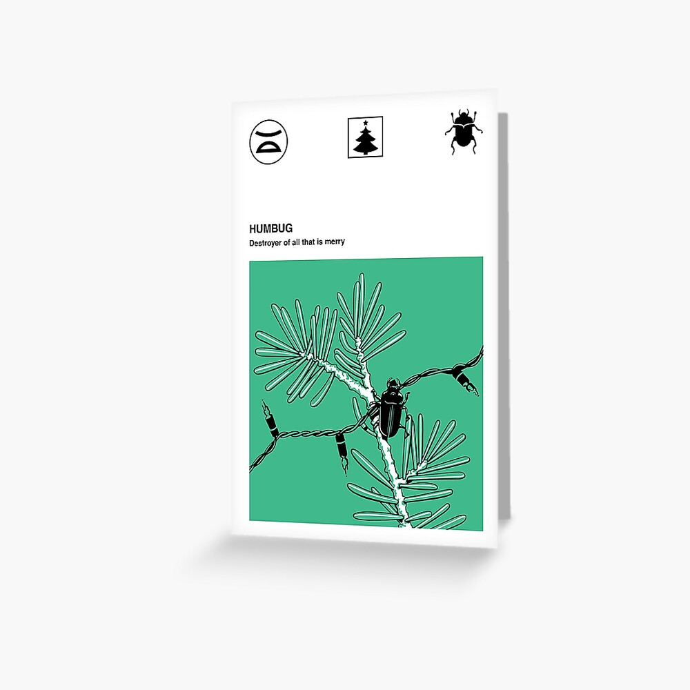 Humbug Greeting Card