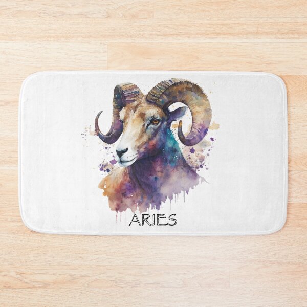 Item preview, ARIES - Watercolour Ram Zodiac designed and sold by Gccartworks.