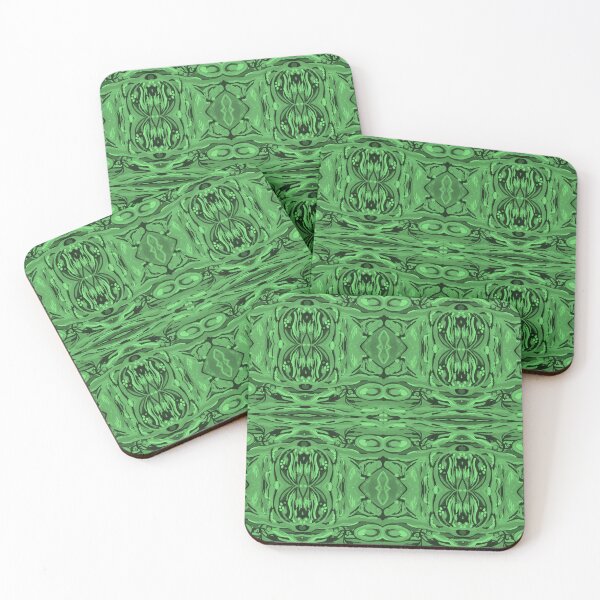 Item preview, Reeds by the River Abstract Green Repeat 5748 designed and sold by Art in My Loft.