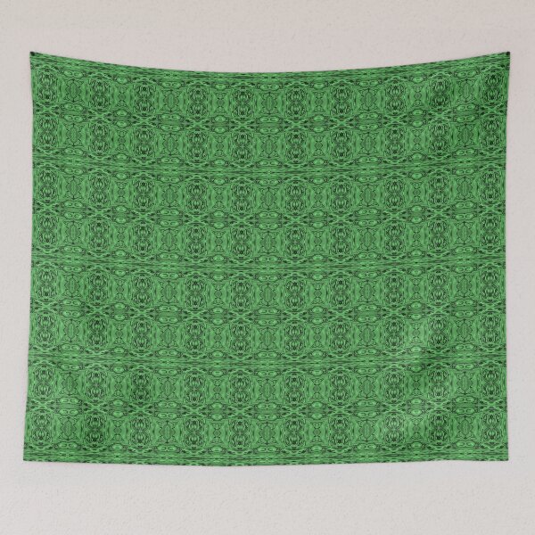 Item preview, Reeds by the River Abstract Green Repeat 5748 designed and sold by Art in My Loft.