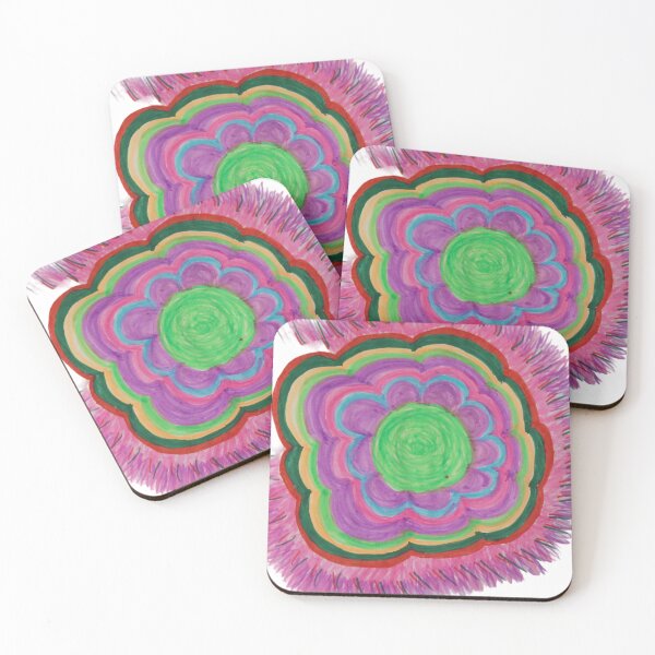 Item preview, Colorful flower drawing  designed and sold by mindmaster007.