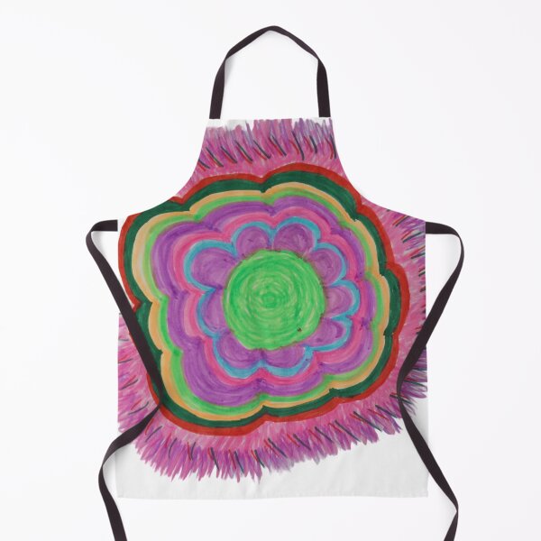 Item preview, Colorful flower drawing designed and sold by mindmaster007.