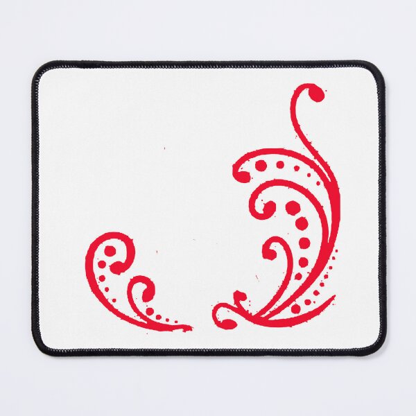 Item preview, id54-14 Red Leaf Patterns, Leaf, Wonderful Henna Patterns, Spiral Patterns, Ornamental Patterns, Wall Decorations, Item decorations, Minimalist Patterns, Simple and Plain Patterns designed and sold by bcbutika.