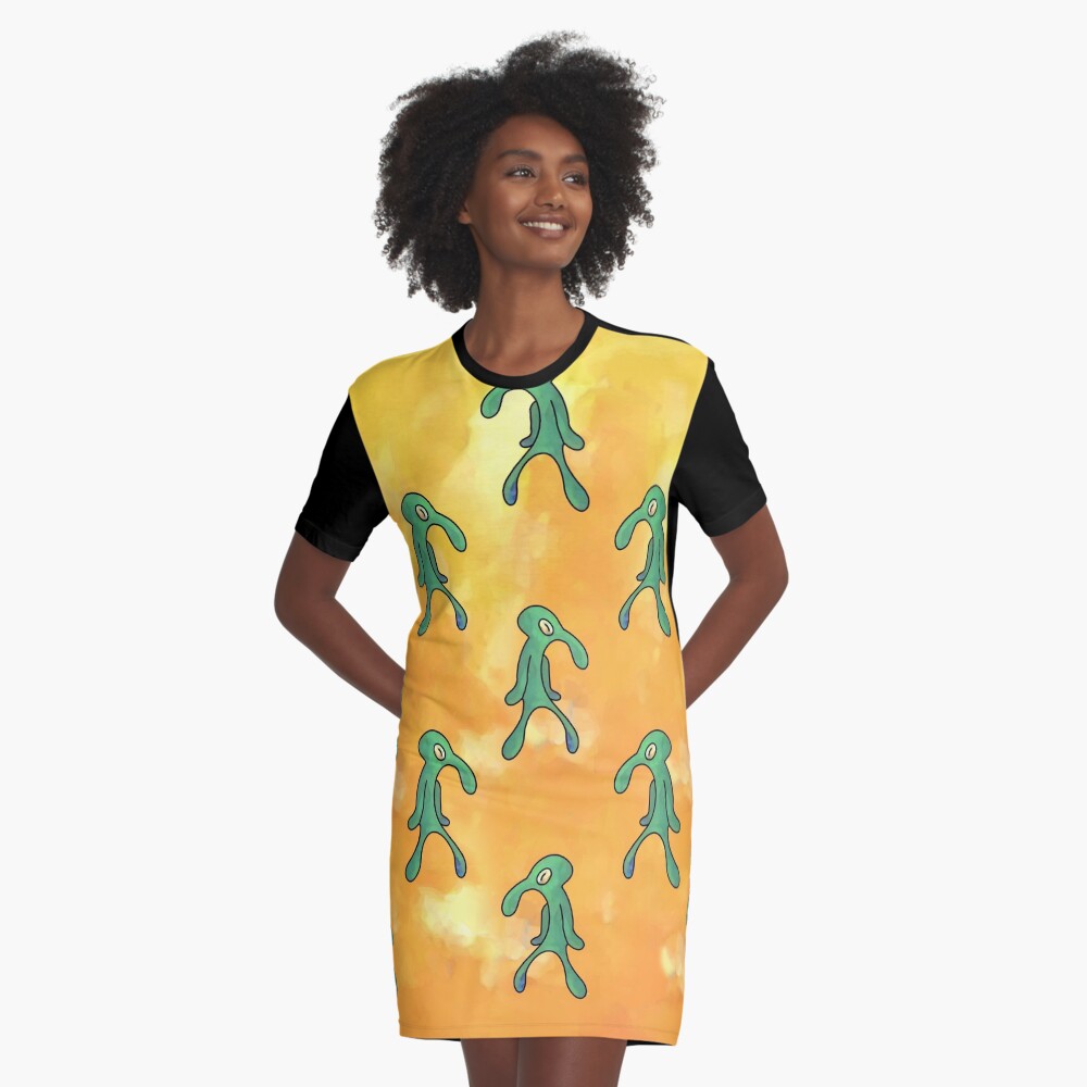 Vista previa del artículo con la obra «Vestido camiseta», diseñado y vendido por jerryboo.