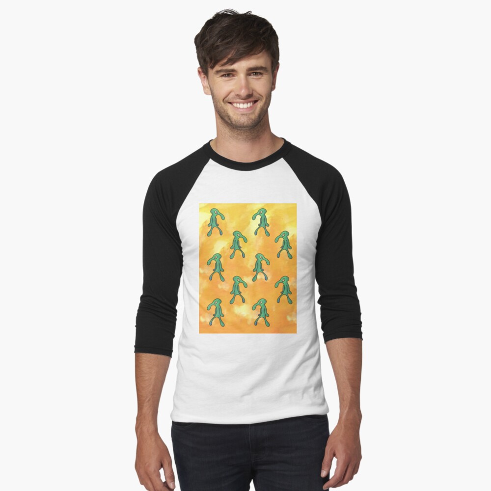 Vista previa del artículo con la obra «Camiseta ¾ estilo béisbol», diseñado y vendido por jerryboo.