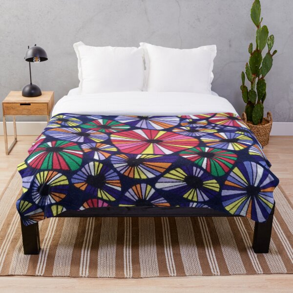 Item preview, Colorful circles abstract pattern. Start 2023 with some color. designed and sold by textileprint.