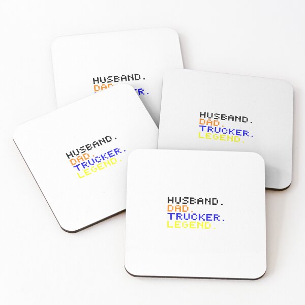 Item preview, Husband. Dad. Trucker. Legend. designed and sold by ravinduyas.