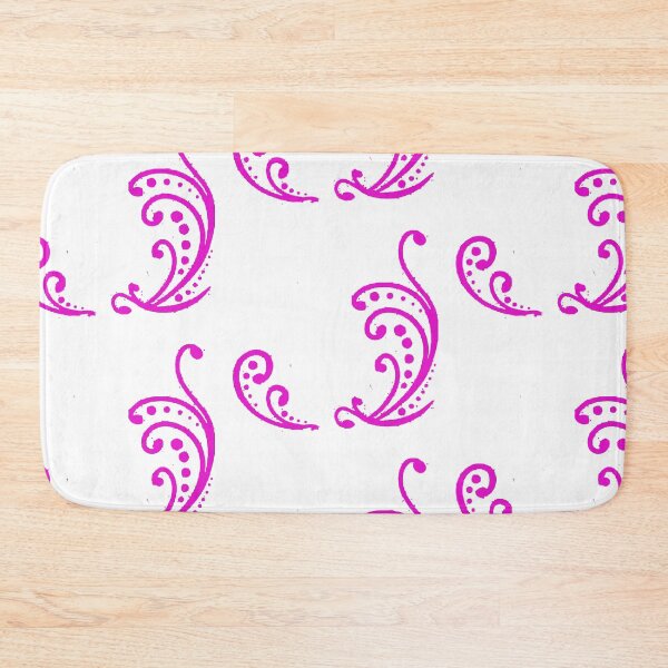 Item preview, id54-15 Pink Leaf Patterns, Leaf, Wonderful Henna Patterns, Spiral Patterns, Ornamental Patterns, Wall Decorations, Item decorations, Minimalist Patterns, Simple and Plain Patterns designed and sold by bcbutika.