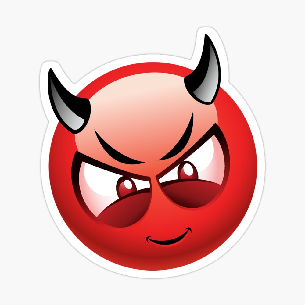 Car Parts Accessories Laptop Decal Devil Devil Emoji Evil Emoji Emoji