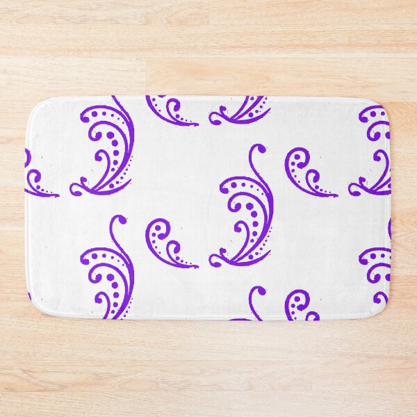Item preview,  id54-16 Purple Leaf Patterns, Leaf, Wonderful Henna Patterns, Spiral Patterns, Ornamental Patterns, Wall Decorations, Item decorations, Minimalist Patterns, Simple and Plain Patterns designed and sold by bcbutika.