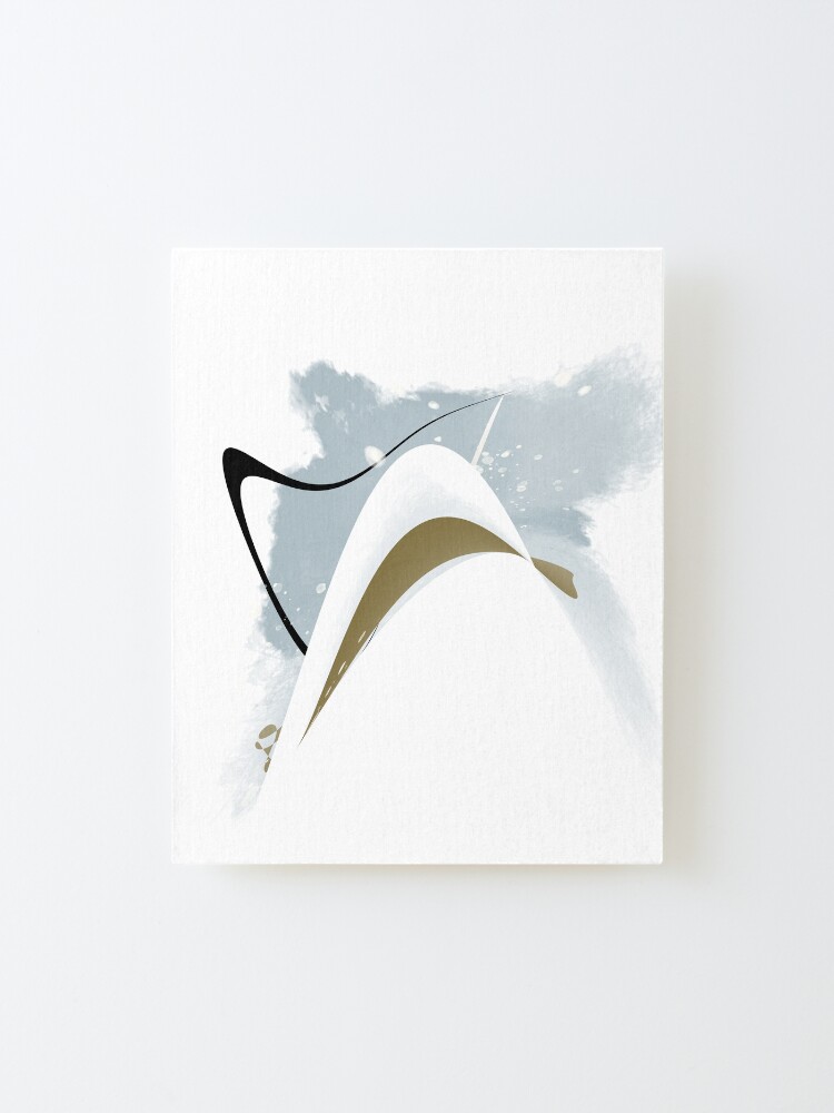 Alternate view of Galaxy Gateway - Abstract Lines and Shapes Mounted Print