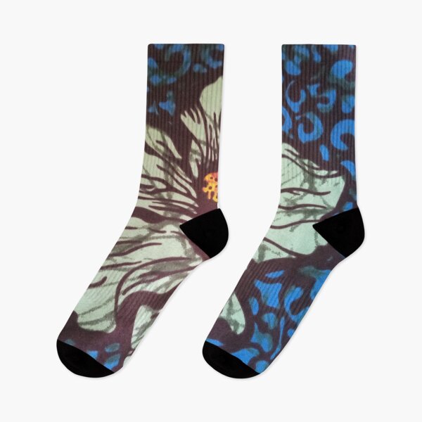 Item preview, Flower in earth tones print. designed and sold by textileprint.