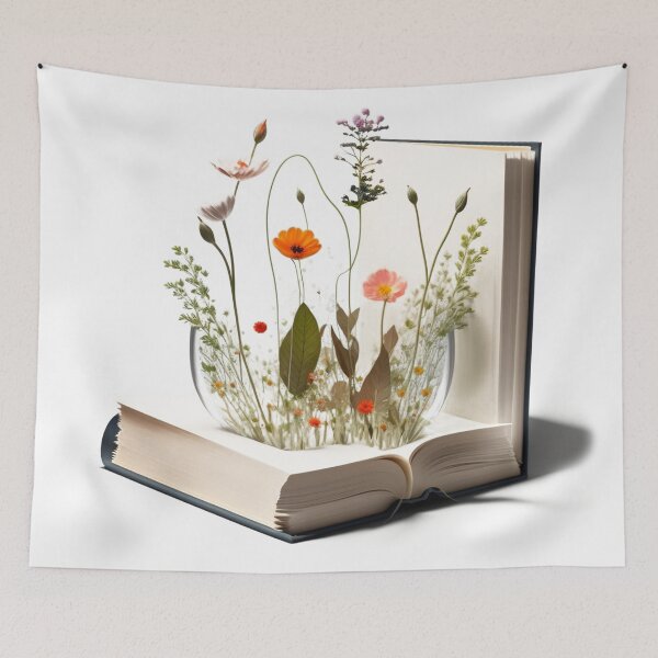 Item preview, flowers growing from book #2 designed and sold by toxicdz.
