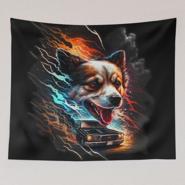 Item preview, Dog rides with car  designed and sold by Kiraslife.