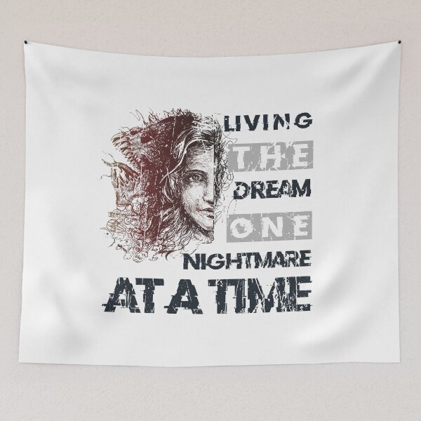 Item preview, Living The Dream One Nightmare at a Time - Funny Livin Dream designed and sold by zemama.