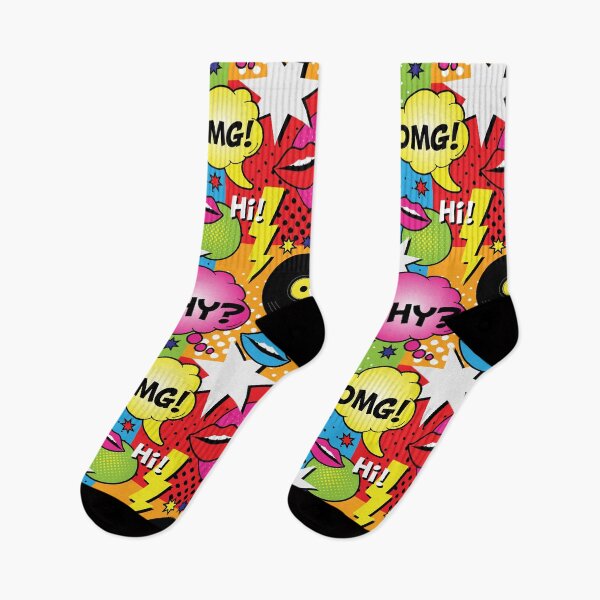 Item preview, Comic Book Speech Bubbles Pop Art Pattern designed and sold by HotHibiscus.