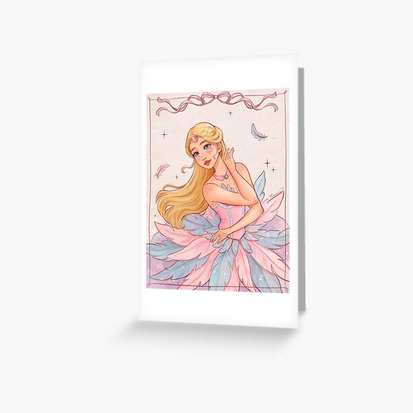 Swan lake Greeting Card