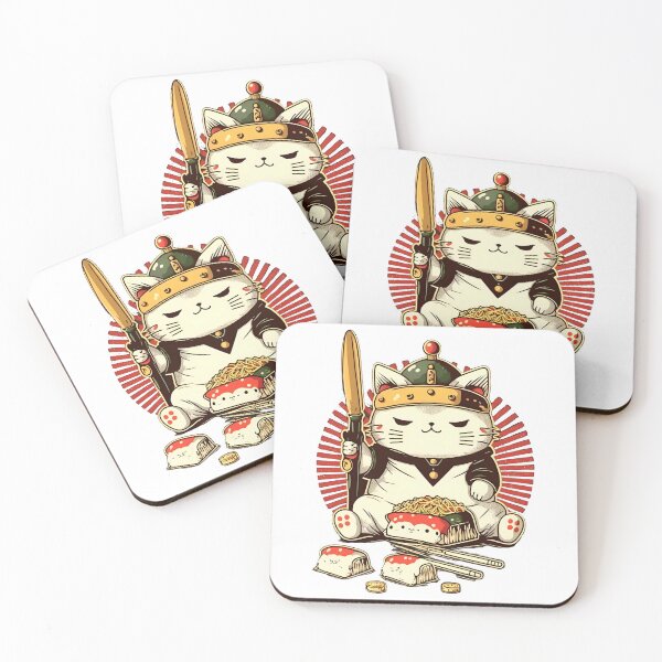 Item preview, The Cat King Sushi designed and sold by john-ess.