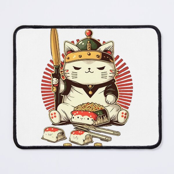 Item preview, The Cat King Sushi designed and sold by john-ess.