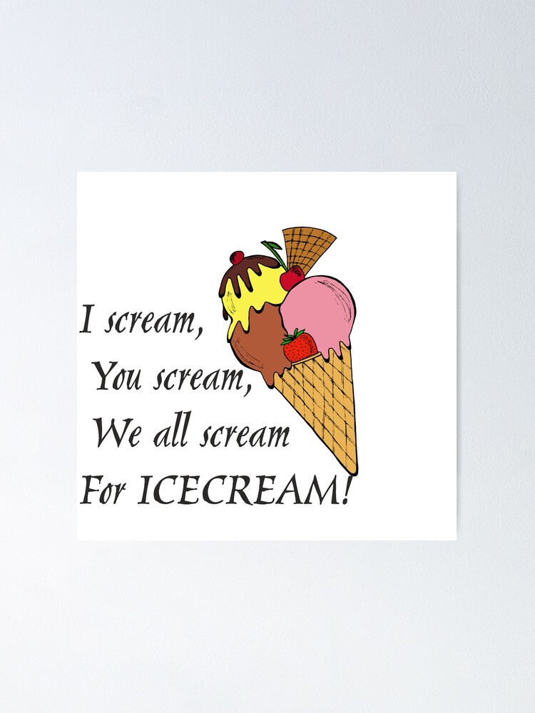 What's ice cream, and why do we scream for it?