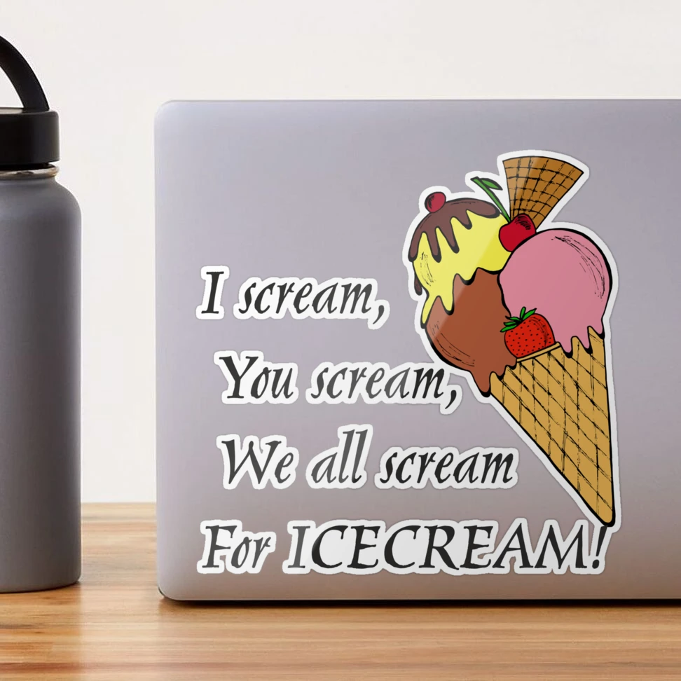 Ice cream, you scream We all scream for Tiny Ice Cream! 🍦 This