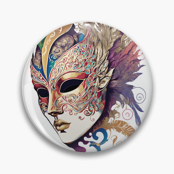 Item preview, Armoured Feathered Venetian Centurion Mardi Gras Mask   designed and sold by CaseHavenDesign.