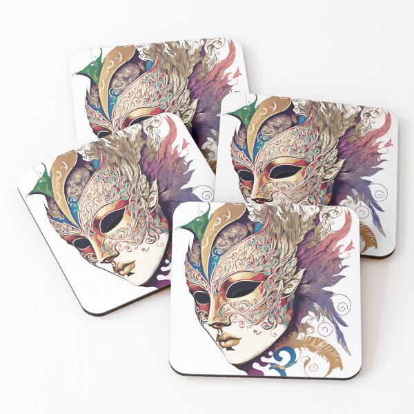 Item preview, Armoured Feathered Venetian Centurion Mardi Gras Mask   designed and sold by CaseHavenDesign.