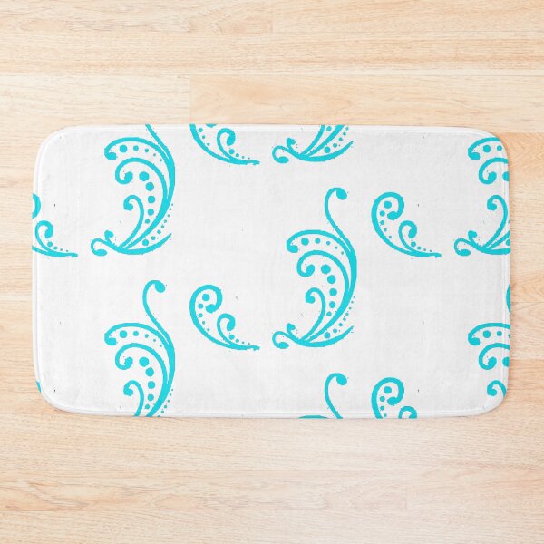 Item preview,   id54-18 Turquoise Leaf Patterns, Leaf, Wonderful Henna Patterns, Spiral Patterns, Ornamental Patterns, Wall Decorations, Item decorations, Minimalist Patterns, Simple and Plain Patterns designed and sold by bcbutika.